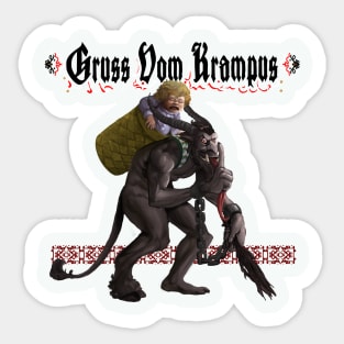 Gruss Vom Krampus Sticker